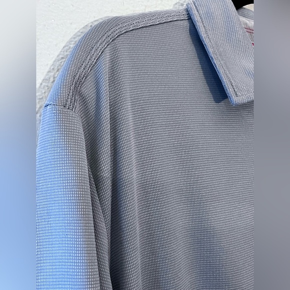 Tommy Bahama Polo Mens XL TG Gray Golf Stretch Short Sleeve Casual Shirt - Picture 4 of 9
